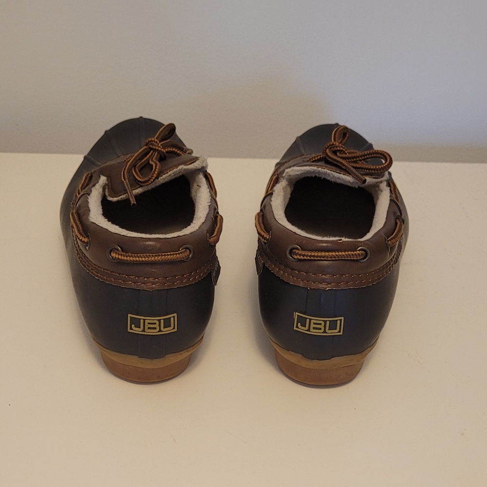 Jambu Men's Dark Brown and Black Boat Shoes - Picture 2 of 12